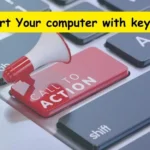 how to restart computer with keyboard