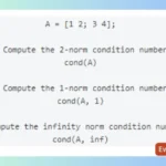 How to Calculate Condition Number in MATLAB with Examples